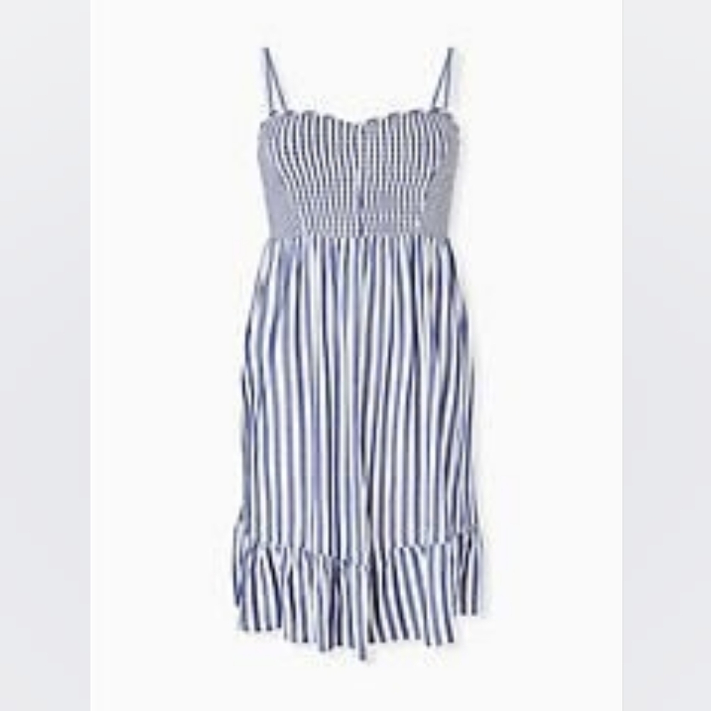 NWT Torrid Mini Challis Smocked Skater Dress